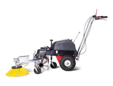 Kehrmaschine Limpar Akku 52 mit Seitenbesen Rechts -AGM Batterie 50Ah -8x2 Poly